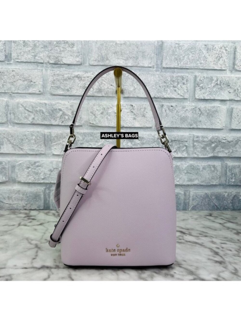 Kate Spade Darcy Bucket Bag Crossbody In Lilac Moon